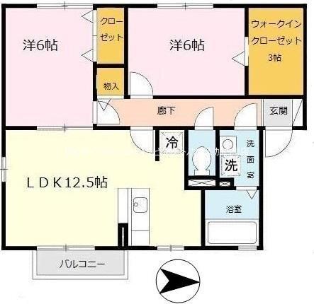 シャノン（201） 間取り図画像