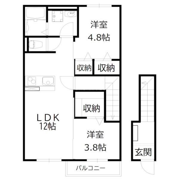 FLEUR de LIEN I 間取り図画像