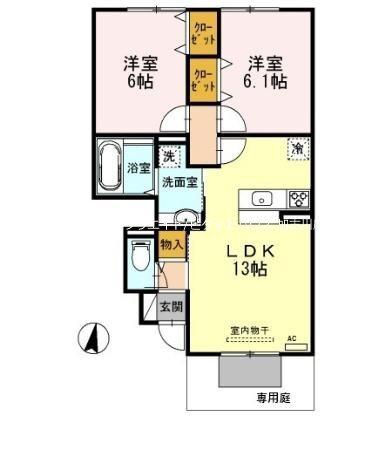 グランファミーユ 間取り図画像