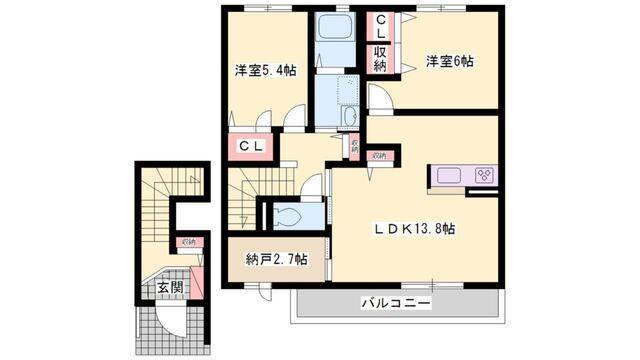 ジラソーレ・パラッツォ（202） 間取り図画像