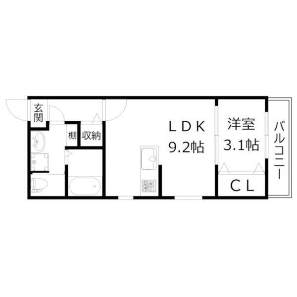 ヴィクトリアレジデンス高砂 間取り図画像