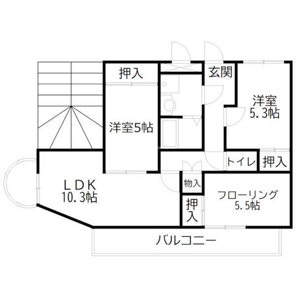 サングレース荒井 間取り図画像