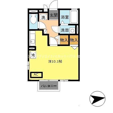 サンコーポ曽根（203） 間取り図画像