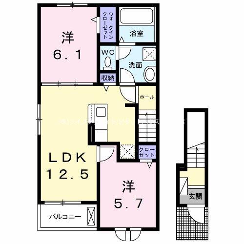 プレッソ高砂 間取り図画像
