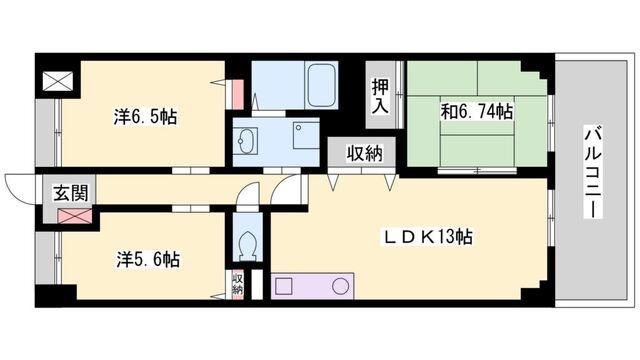 レジデンス・ドゥ・ミル・ドゥ 間取り図画像