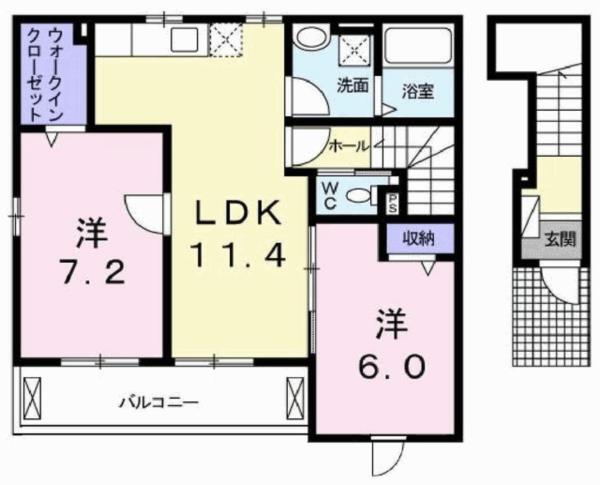 ブライト　ボナール 間取り図画像
