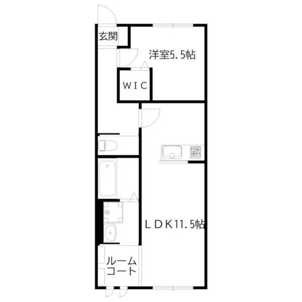 リバーサイドK 間取り図画像