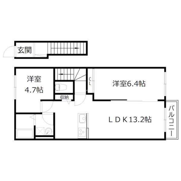 CASA dear 間取り図画像