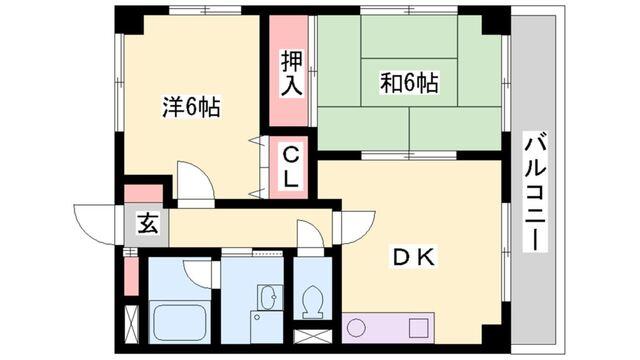 プレシャス新在家（101） 間取り図画像