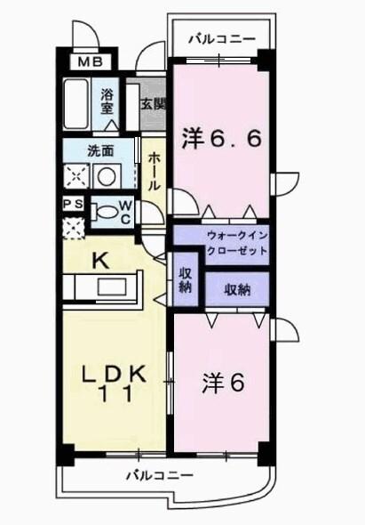 メゾン・ド・フレール 間取り図画像