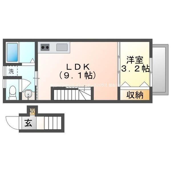 サンフォルテ三木西 間取り図画像