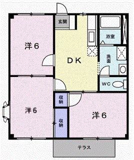 エルガーデン（107） 間取り図画像