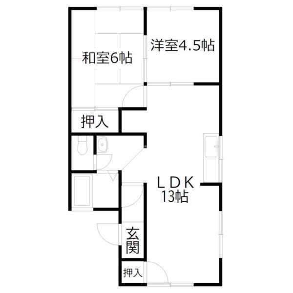 メゾンドソレーユ 間取り図画像