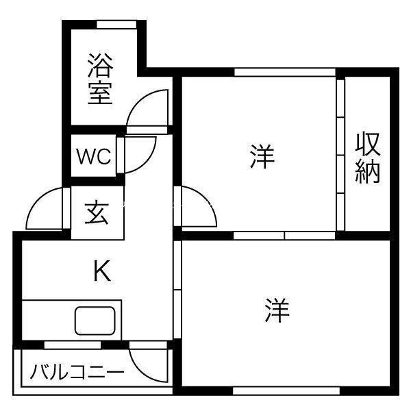 サンフィールド 間取り図画像