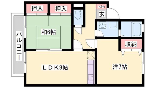 アミティやまと 間取り図画像