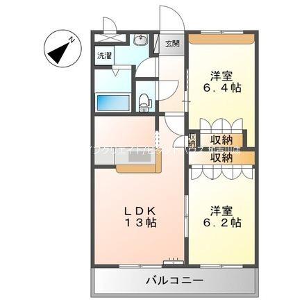 クレアハイム（205） 間取り図画像