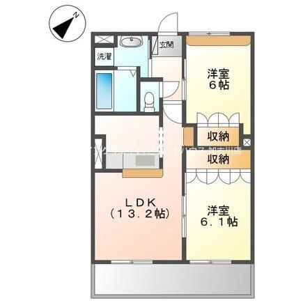 エルグランデ北在家（302） 間取り図画像