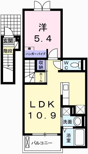 フィールド　ミドル・ライペンI 間取り図画像