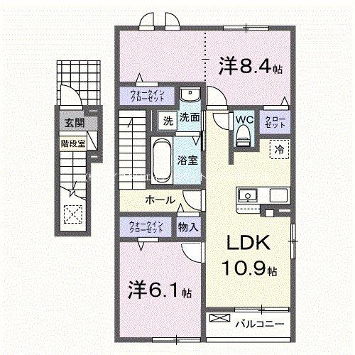 フレッシュリー 間取り図画像