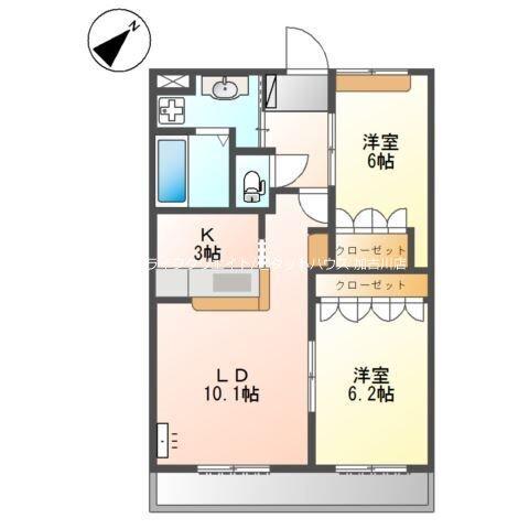 サンハイツIII（101） 間取り図画像