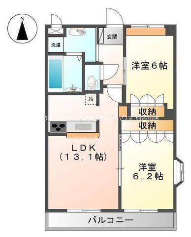 ブラウンシャトー 間取り図画像