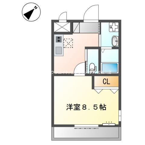 フルール宝殿 間取り図画像