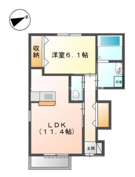 メゾン・エスポワール（101） 間取り図画像