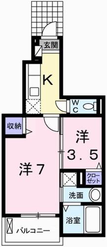 フィールド　ミドル・ライペンI（103） 間取り図画像