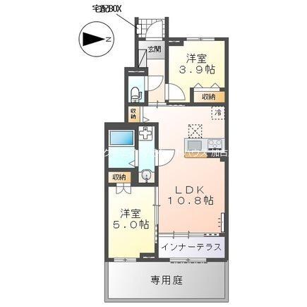 ヴィラ　ステートリー 間取り図画像