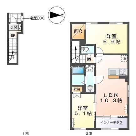 ヴィラ　ステートリー 間取り図画像
