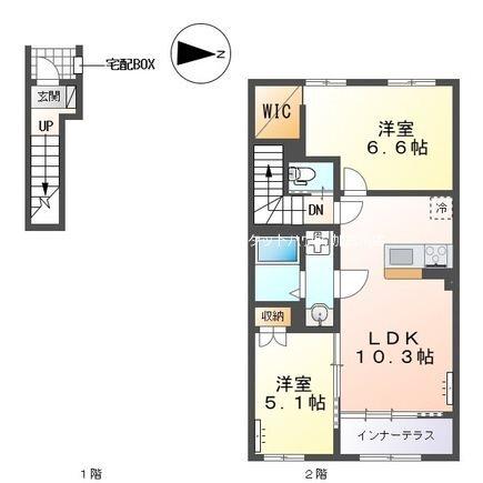 ヴィラ　ステートリー 間取り図画像