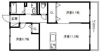 North Forest 間取り図画像