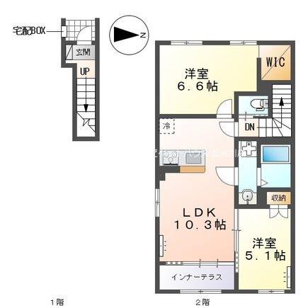 ヴィラ　ステートリー 間取り図画像
