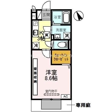グランモアＺ　Ａ棟 間取り図画像