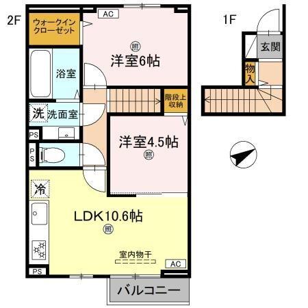 D−ROOM上滝野 間取り図画像