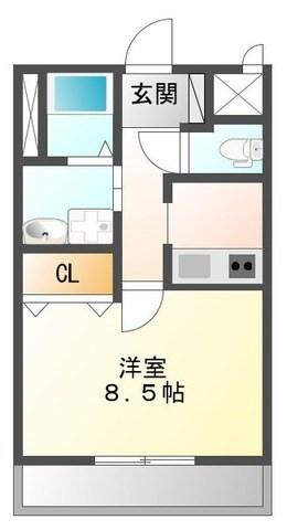 グランディールサクラ 間取り図画像