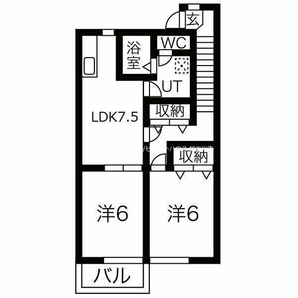 メリーガーデン 間取り図画像