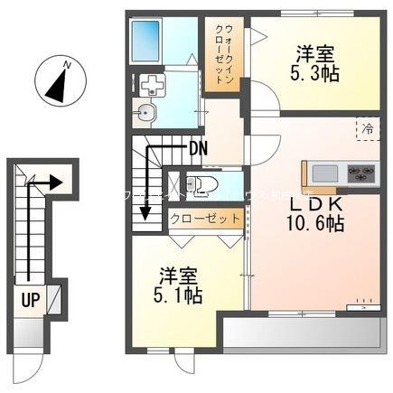 ＮａｇｉｓａｌｌｅII（ナギサーレII） 間取り図画像