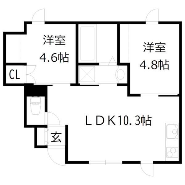 グリーンフォレスト加古川南 間取り図画像