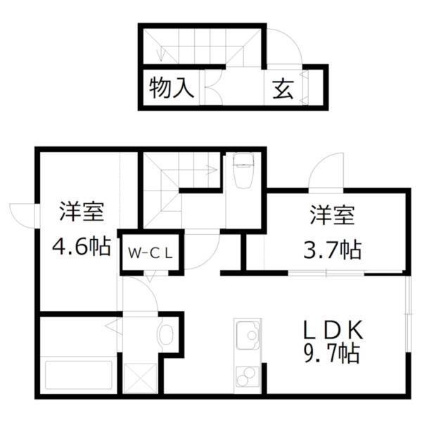 グリーンフォレスト加古川南 間取り図画像