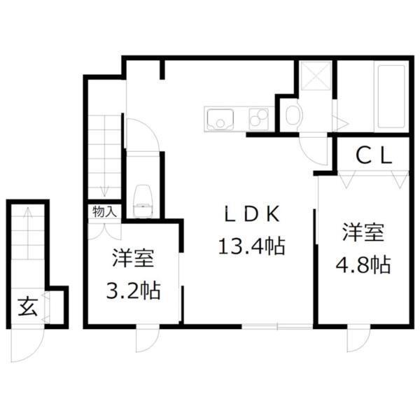グリーンフォレスト加古川南 間取り図画像