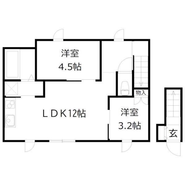 グリーンフォレスト加古川南 間取り図画像