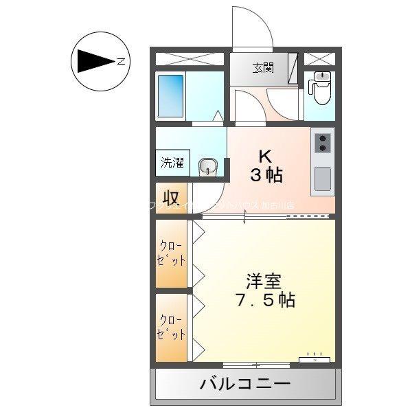 グリーンハイムＤ（101） 間取り図画像
