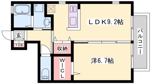 ヴィーヴルミュウ（103） 間取り図画像