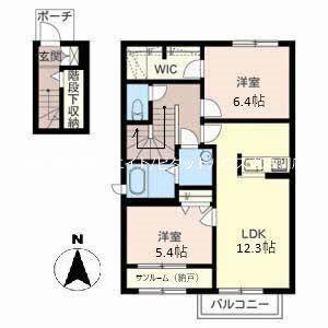 コスモ・レジデンス（202） 間取り図画像