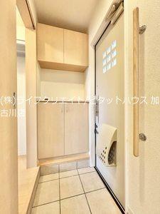 加東市上中アパート 玄関