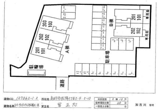 リバーサイドパレス松陽II 駐車場