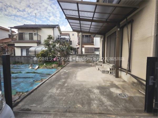 野口町二屋戸建 駐車場