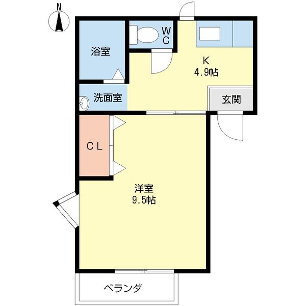 メゾンMY館（1-2） 間取り図画像