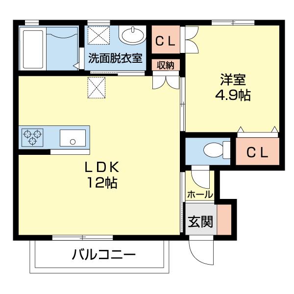 グッドライフステージ小泉（102） 間取り図画像